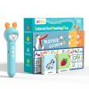 alilo Talking Pen Books Sets for Toddlers 3-6, Kids Learning Electronic Toys, Early Educational Gifts for Boys Girls, with 3 Interactive Audio Sound Books, 100 Talking Flash Cards, Alphabet view 1