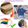 Baby Sensory Wooden Rattle Toys - 2PCS Rainbow Ribbon Ring Toys Wood Rattle Molar Circle Newborn Sensory Montessori Toy for Infant Babies Toddler view 4