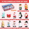 LIHAO 12PCS Christmas Wind Up Toys for Kids Party Favors, Christmas Stocking Stuffers Gifts for Grandkids view 2