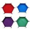 4 Pieces Rolling Holder Folding Leather Trays Box for Games Like RPGTable Games view 1