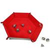4 Pieces Rolling Holder Folding Leather Trays Box for Games Like RPGTable Games view 2
