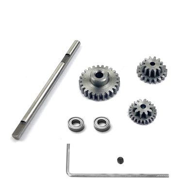Metal Transmission with D Axis Steel Set for D12 1/10 RC Car Upgrade Parts Accessories
