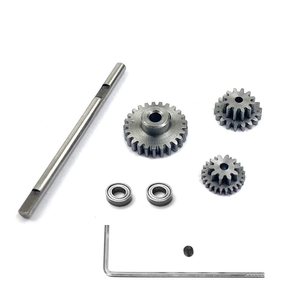 Metal Transmission with D Axis Steel Set for D12 1/10 RC Car Upgrade Parts Accessories
