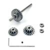 Metal Transmission with D Axis Steel Set for D12 1/10 RC Car Upgrade Parts Accessories view 2