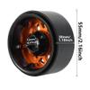 4PCS 1.9 Metal Beadlock Hub Rim for 1/10 RC Crawler Axial SCX10 90046 AXI03007 TRX4 RedCat D90,Red view 4