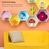 Arteza Kids Hand Sewing Kit, 5 Learn to Sew Plush Nature Crafts, 50 Pieces, Pre-Cut Felt Shapes, Plastic Needles, Plush Fill, Buttons, and Thread, Kids Craft Supplies with Instruction Guide view 4