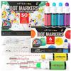 Arteza Kids Dot Markers and Kids Activity Book, 6 Bingo Daubers, 50-Page Book with Math, Puzzles, and Games  Preschool Supplies for Educational Activities and Playtime view 1