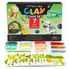 Arteza Kids Air Dry Clay, 42 Bars, Safari Stage Modeling Clay Kit, 14 Mini-Stages, 14 Googly Eyes, 3 Glitter Glues, 1 Craft Tool, 7 Instruction Sheets, Craft Supplies for Learning and Developing view 1