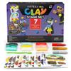 Arteza Kids Air Dry Clay, 42 Bars, Superhero Stage Modeling Clay Kit, 14 Mini-Stages, 14 Googly Eyes, 3 Glitter Glues, 1 Craft Tool, 7 Instruction Sheets, Craft Supplies for Learning and Developing view 1