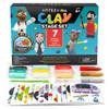 Arteza Kids Air Dry Clay, 42 Bars, Dream Career Modeling Clay Kit, 14 Mini-Stages, 14 Googly Eyes, 3 Glitter Glues, 1 Craft Tool, 7 Instruction Sheets, Craft Supplies for Learning and Developing view 1