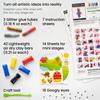 Arteza Kids Air Dry Clay, 42 Bars, Dream Career Modeling Clay Kit, 14 Mini-Stages, 14 Googly Eyes, 3 Glitter Glues, 1 Craft Tool, 7 Instruction Sheets, Craft Supplies for Learning and Developing view 2
