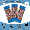 3 Pieces International Flag Tablecover World Flag Party Tablecloth Decorations Disposable Plastic Table Cover Birthday Party Decor Supplies Favors Outdoor Indoor view 3