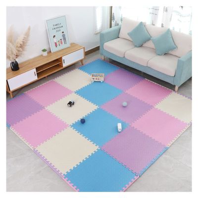 AYLYHD Soft EVA Puzzle Play Mat for Children, Interlocking Foam Jigsaw Floor Tiles, Interlocking EVA Foam Floor Mats and Edges, Gym Tiles, Childrens Play Area Flooring Set