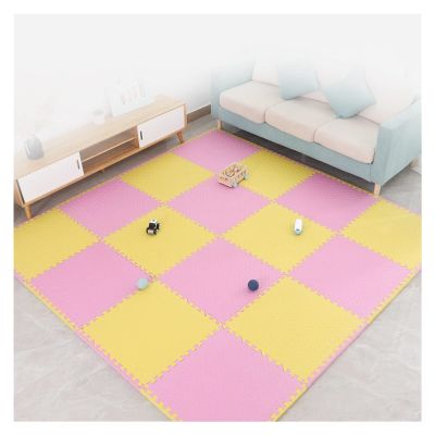 AYLYHD Soft EVA Puzzle Play Mat for Children, Interlocking Foam Jigsaw Floor Tiles, Interlocking EVA Foam Floor Mats and Edges, Gym Tiles, Childrens Play Area Flooring Set