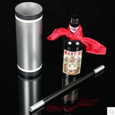 Stage Magic Cane, Silk and Bottle - Magic Tricks