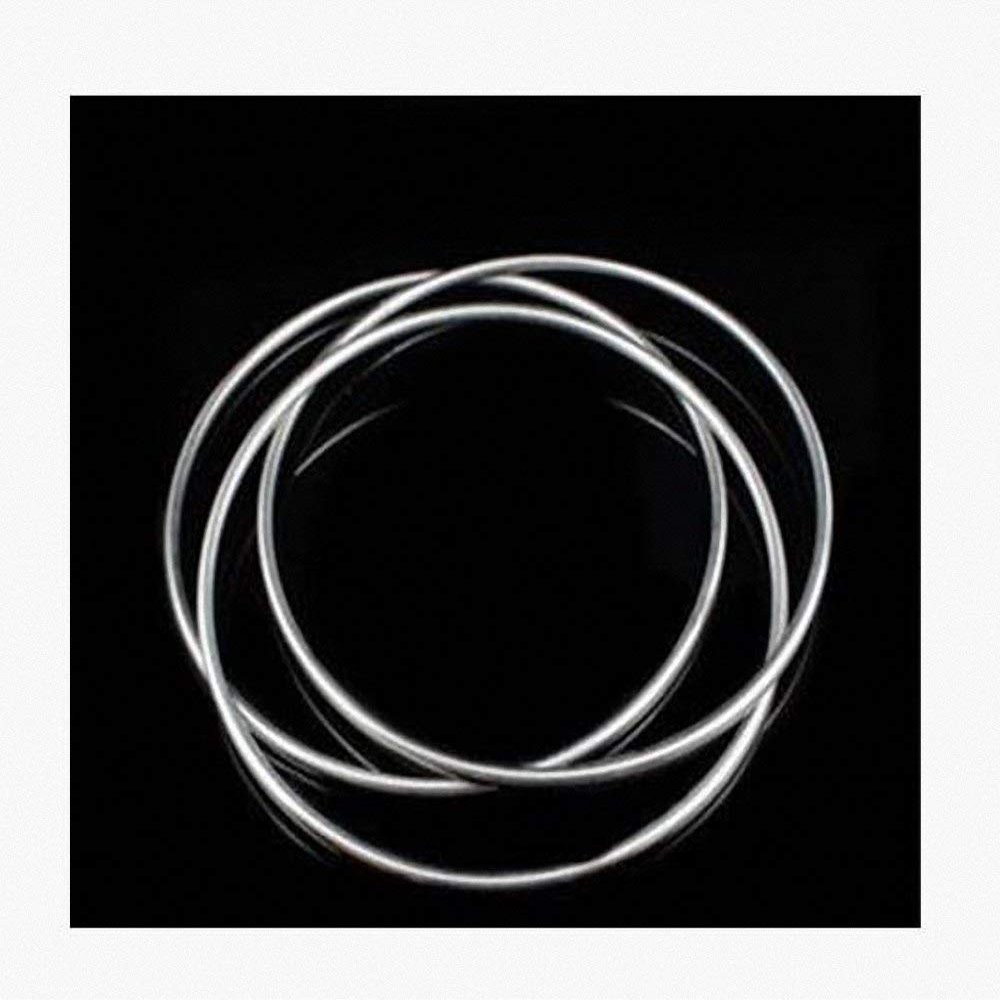 Stage Magic Chinese Linking Rings - Stage 3 Rings 30 cm (Stainless Steel) - Magic Tricks