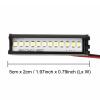 AMOGOT RC Bright Light Bar RC 12LED Light Bar Metal Roof Spotlight Dome Lamp Kit for TRX4 SCX10 90046 SCX24 90081 D90 KM2 Slash Crawler Truck view 3