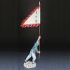 Team Miniatures Chinese Boxer Rebellion PGBX6008 Chinese Boxer Charging with Banner 1:30 Scale Pewter view 2