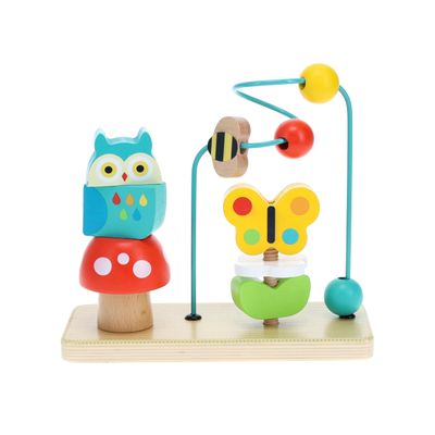 Petit Collage Busy Garden Wooden Activity Trio