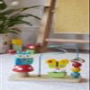 Petit Collage Busy Garden Wooden Activity Trio view 3