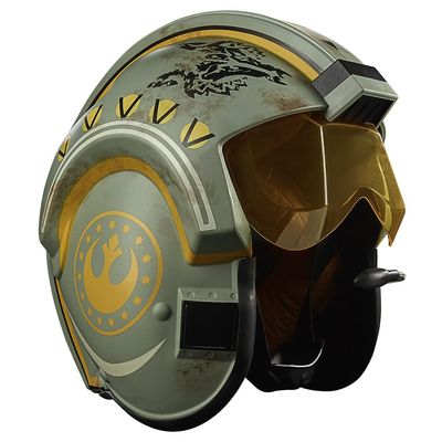 STAR WARS The Black Series Trapper Wolf Electronic Helmet The Mandalorian Collectible Roleplay Full Scale Lights and Sounds