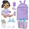 Baby Alive Bunny Sleepover Baby Doll, Bedtime-Themed 12-Inch Dolls, Sleeping Bag & Bunny-Themed Doll Accessories, Toys for 3 Year Old Girls and Boys and Up, Brown Hair (Amazon Exclusive) view 1