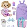 Baby Alive Bunny Sleepover Baby Doll, Bedtime-Themed 12-Inch Dolls, Sleeping Bag & Bunny-Themed Doll Accessories, Toys for 3 Year Old Girls and Boys and Up, Blonde Hair (Amazon Exclusive) view 1