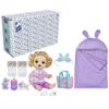 Baby Alive Bunny Sleepover Baby Doll, Bedtime-Themed 12-Inch Dolls, Sleeping Bag & Bunny-Themed Doll Accessories, Toys for 3 Year Old Girls and Boys and Up, Blonde Hair (Amazon Exclusive) view 2