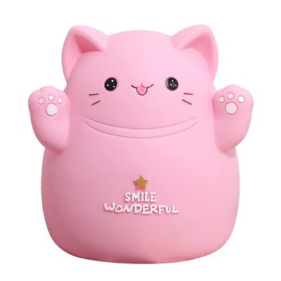 Cabilock 1pc Adorable Cat Piggy Bank Creative Bank for Boys and Girls Cute Money Saving Box for Birthdays and Home Decor Unique