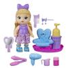 Baby Alive Sudsy Styling Doll, Blonde Hair, 12-Inch, Salon Chair, Toys for 3 Years and Up view 1