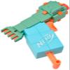 Nerf MicroShots Minecraft Guardian Mini Blaster, Minecraft Guardian Mob Design, Includes 2 Official Elite Darts, Priming Handle view 1