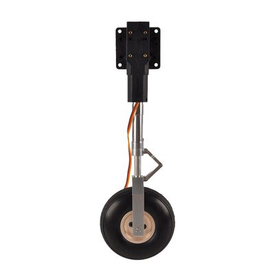1 Pair RC Plane Retractable Landing Gear Set Electric Main Retract Whith Wheels Servoless for RC Plane Flight Weight: 5-6kg