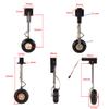 1 Pair RC Plane Retractable Landing Gear Set Electric Main Retract Whith Wheels Servoless for RC Plane Flight Weight: 5-6kg view 2