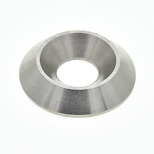 M3 M4 M5 M6 M8 M10 304 Stainless Steel Head Countersunk Screw Gasket Washer Joint Ring Backup Ring for FPV RC Car Accessories (Inner Diameter : M6(20PCS))