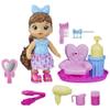 Baby Alive Sudsy Styling Doll, Brown Hair, Includes 12-Inch, Salon Chair, Toys for 3 Year Old Girls and Boys and Up view 1