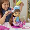 Baby Alive Sudsy Styling Doll, Brown Hair, Includes 12-Inch, Salon Chair, Toys for 3 Year Old Girls and Boys and Up view 4