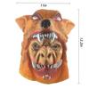 XYHJK Halloween Human Face Wolf Head Mask, Simulation Animal Costumes, Carnival Role-Playing Party Supplies, for Friends (Color : Yellow) view 3