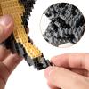Aigidusansu Jurassic Dinosaur Micro Building Blocks, 1530pcs Velociraptor Tyrannosaurus Rex DIY Mini Diamond Blocks Bricks Toy Dinosaur for Boys Age 8-12 9 10 11 12 13 14 15 16 Teens Adults view 2