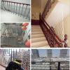 ALGWXQ Nylon Safety Net Children's Stair Netting Balcony Banister Protection Anti Falling Outdoor Construction Safety Net Dog Cat NetCustomizable Color : 10cm mesh, Size : 1x1m(3x3ft) view 3