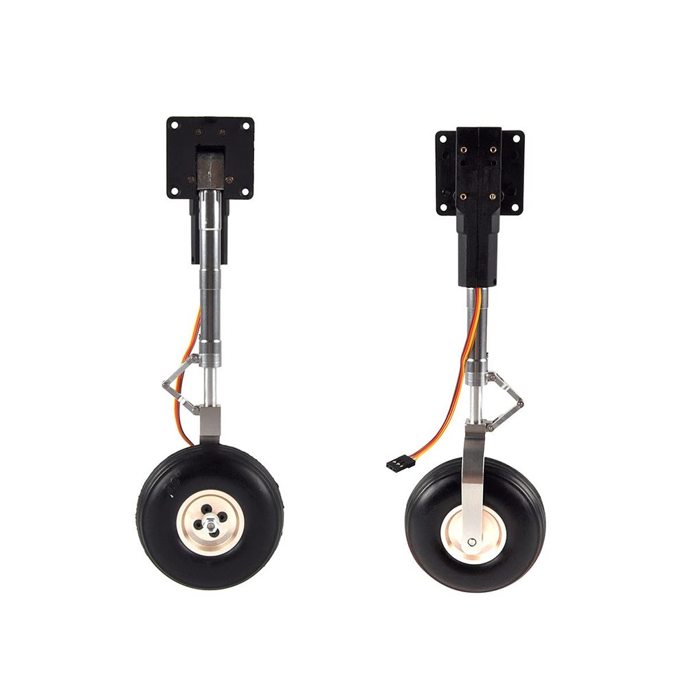 RC Plane Electric Main Retract Whith Wheels Set Servoless for RC Plane Flight Weight: 5-6kg 1set