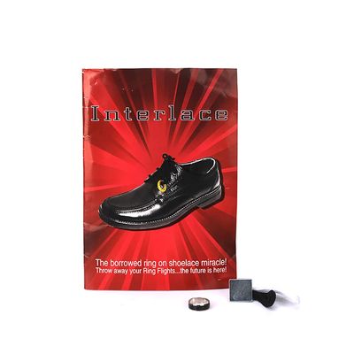 ZQION Interlace by Richard Sanders Magic Tricks Ring Into Shoes Magic Props Close Up Magic Gimmicks Magician Accessories