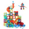 MAGBLOCK Magnetic Tiles 176Pcs Marble Run Children's Educational Toys for Developing Mathmatics and Physics Skills and for Developing Creativity and Imagination Toys for Kids Age 8 9 10+ Years Old view 1