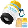 Blue Bag Bundle Set For Solar Buddies Refillable Roll On Sunscreen Suncream Applicator Bag Bundle With Applicator Carabina Clip For Families, Kids, Adults, Travel Set view 1