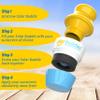 Blue Bag Bundle Set For Solar Buddies Refillable Roll On Sunscreen Suncream Applicator Bag Bundle With Applicator Carabina Clip For Families, Kids, Adults, Travel Set view 3