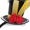 Agoky Kids Girls Halloween Circus Ringmaster Cosplay Costume Sleeveless Shiny Sequin Tutu Dress Fancy Party Dress Up Red 14 Years view 4