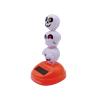Solar Shaking Head Doll, Solar Rocking Doll, Skull Skull Car Ornaments, Cartoon Car Dolls, Car Interior Accessories, Solar Dancing Toys, Suitable For Car Dashboard Decorations, Halloween Supplie view 1