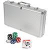 Spin Master Games Professional Texas Hold Em Poker Set, Classic Game with 200 Dual-Toned Chips and Cards in an Aluminum Case view 2