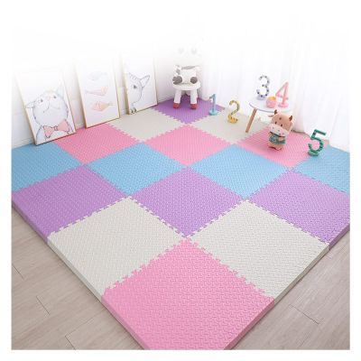 AYLYHD Interlocking Foam Baby Play Mat Star Tiles with Edges - Play Mats, Colouful Tile Mats for Babies and Children (Color : A, Size : 30x30x1.2cm-36pcs)