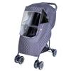 Winter Stroller Weather Shield Universal,Baby Stroller Rain Cover Waterproof,Travel Strollers Raincoat,Pushchairs Accessories,for Colder Weather,Protect from Snow Wind Sun Dust (Dark Gray) view 1
