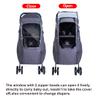 Winter Stroller Weather Shield Universal,Baby Stroller Rain Cover Waterproof,Travel Strollers Raincoat,Pushchairs Accessories,for Colder Weather,Protect from Snow Wind Sun Dust (Dark Gray) view 3